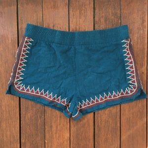 ✨Aztec Print Teal Soft Shorts✨